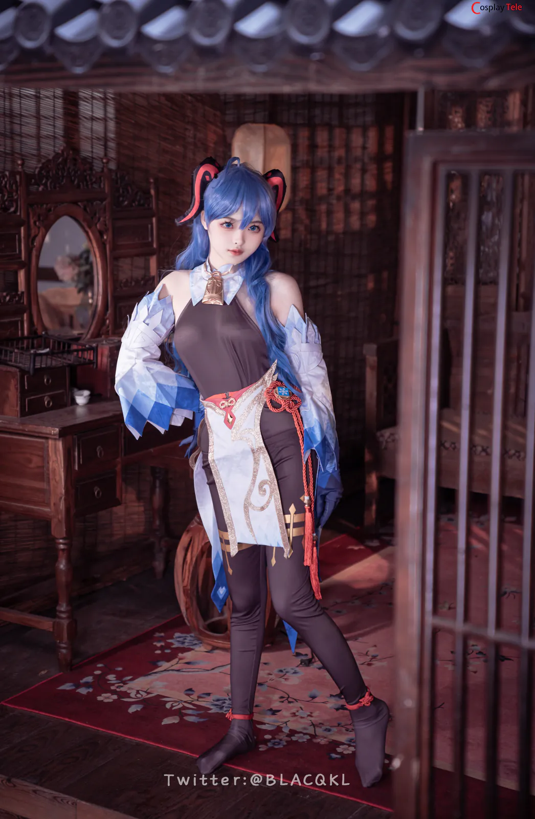 Blacqkl (白莉爱吃巧克力) cosplay Ganyu – Genshin Impact