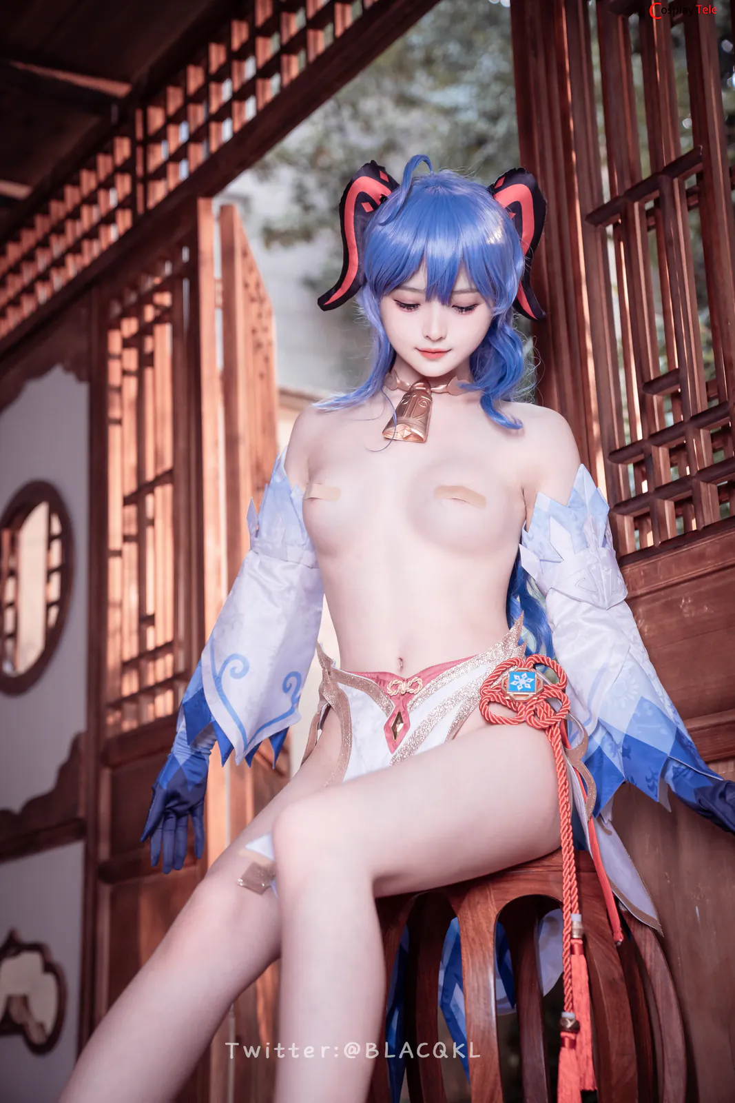 Blacqkl (白莉爱吃巧克力) cosplay Ganyu – Genshin Impact