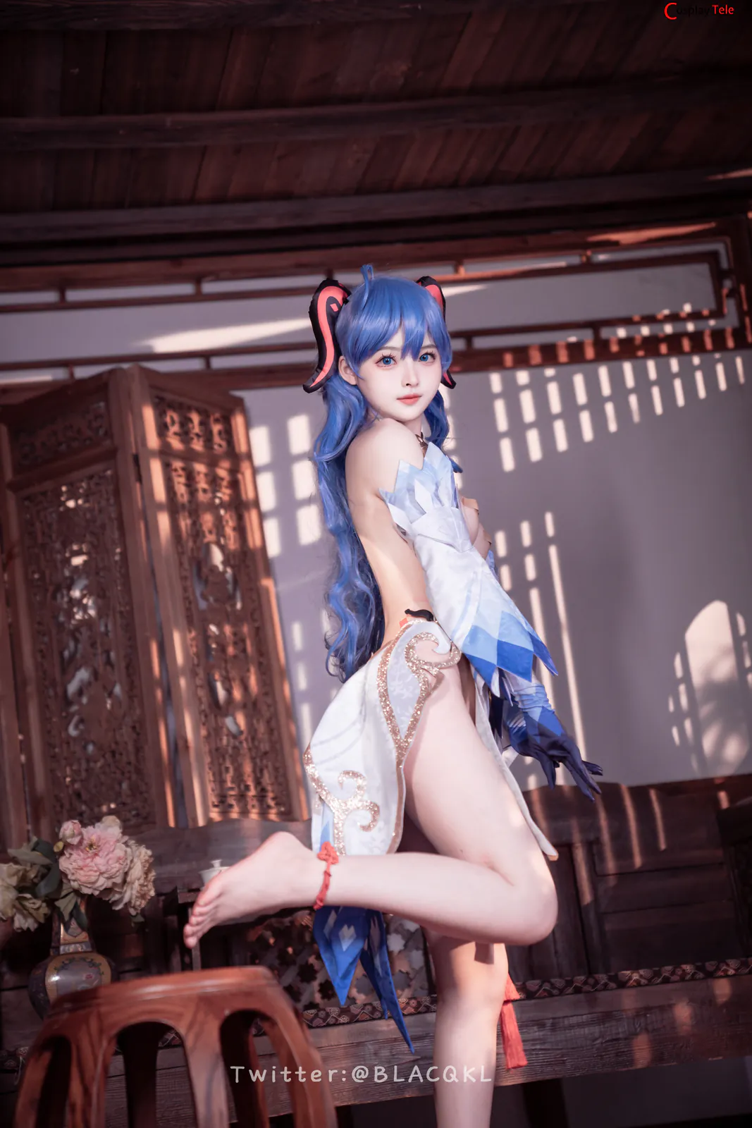Blacqkl (白莉爱吃巧克力) cosplay Ganyu – Genshin Impact