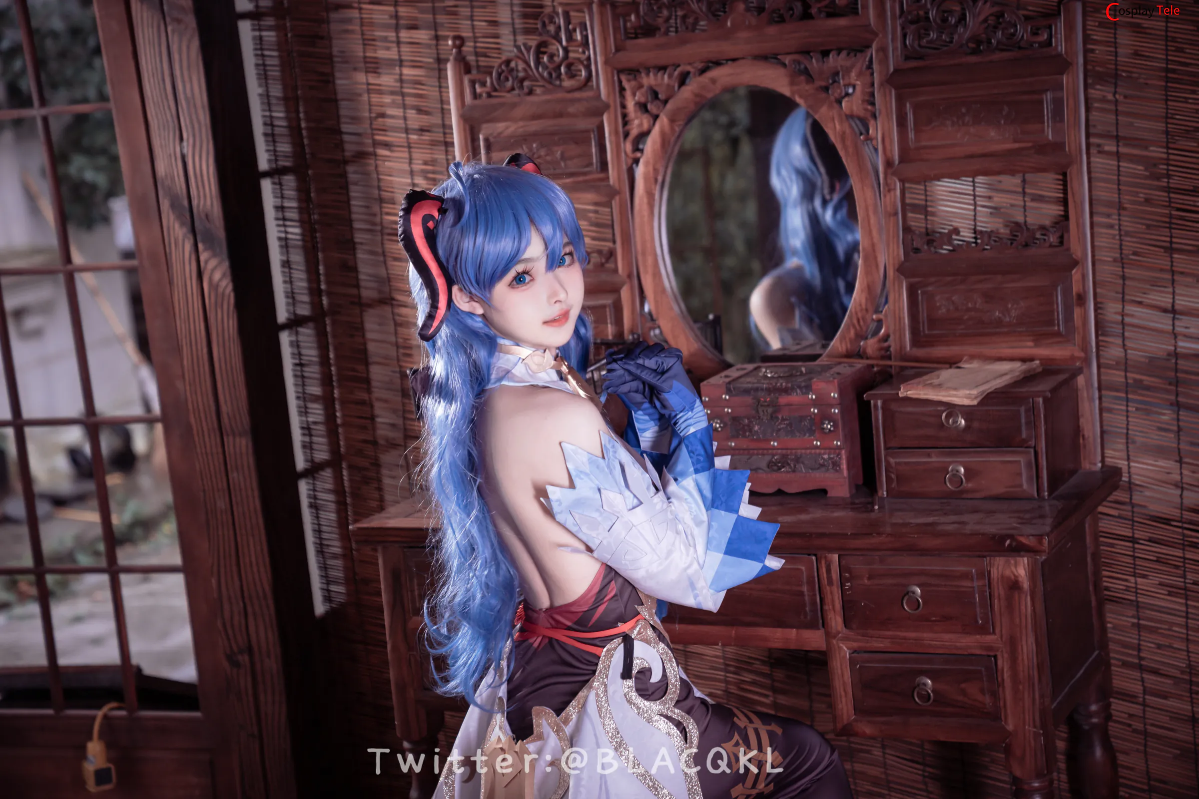 Blacqkl (白莉爱吃巧克力) cosplay Ganyu – Genshin Impact