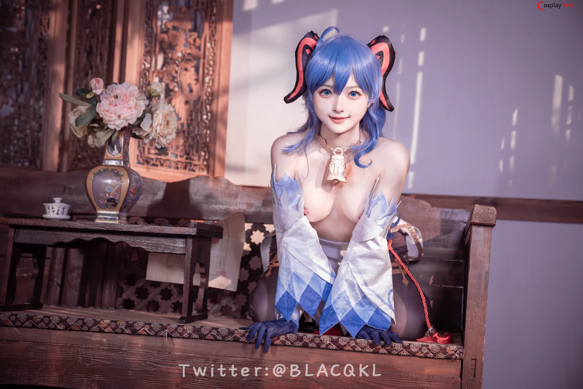 Blacqkl (白莉爱吃巧克力) cosplay Ganyu – Genshin Impact