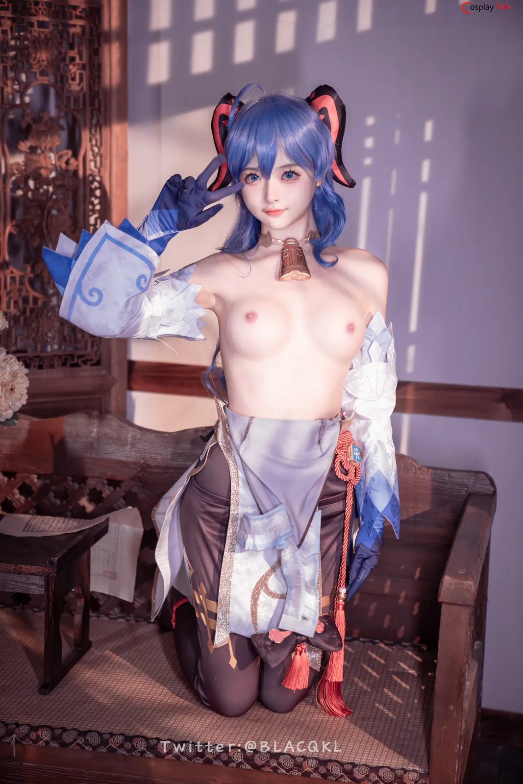 Blacqkl (白莉爱吃巧克力) cosplay Ganyu – Genshin Impact