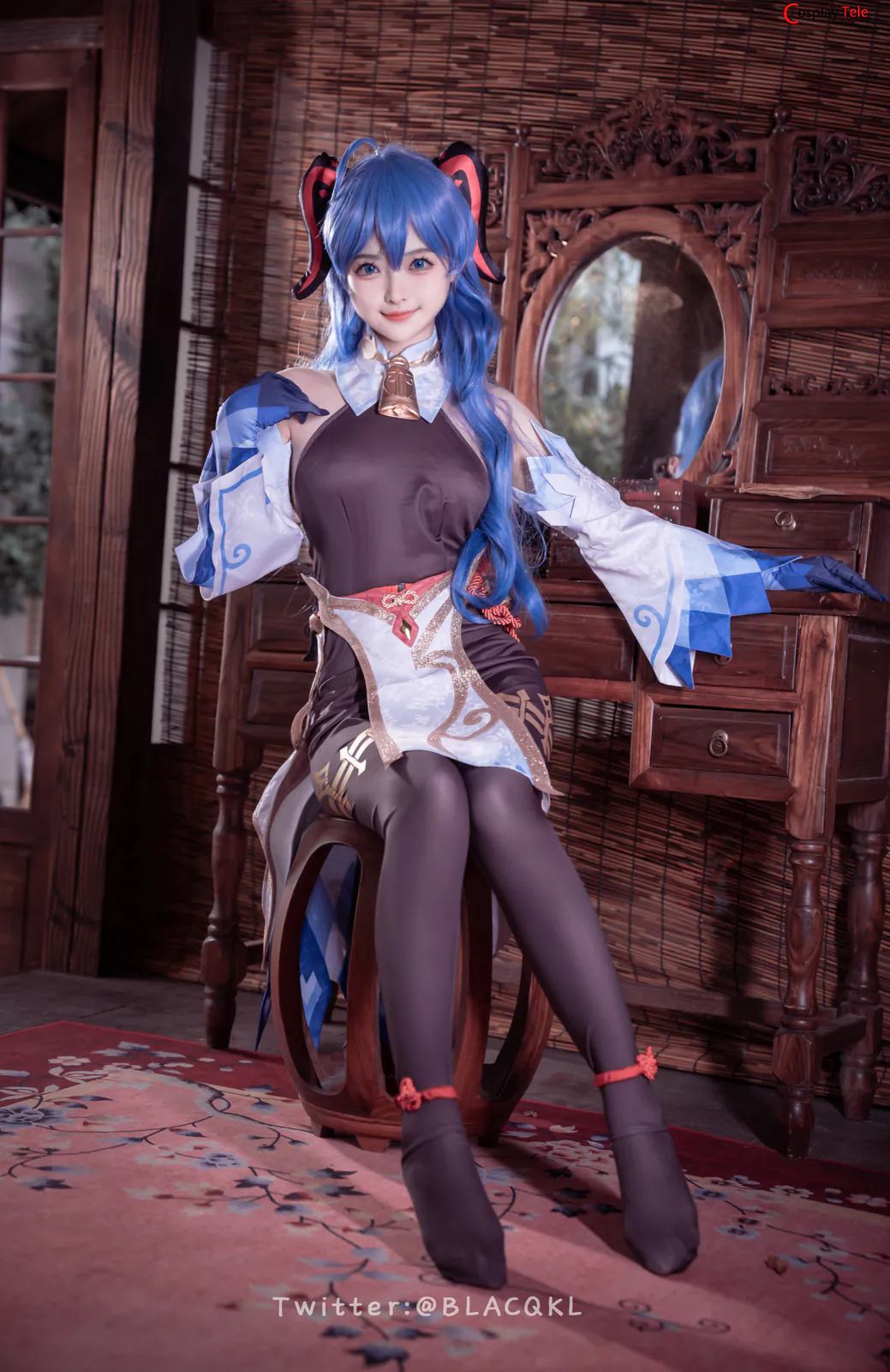 Blacqkl (白莉爱吃巧克力) cosplay Ganyu – Genshin Impact