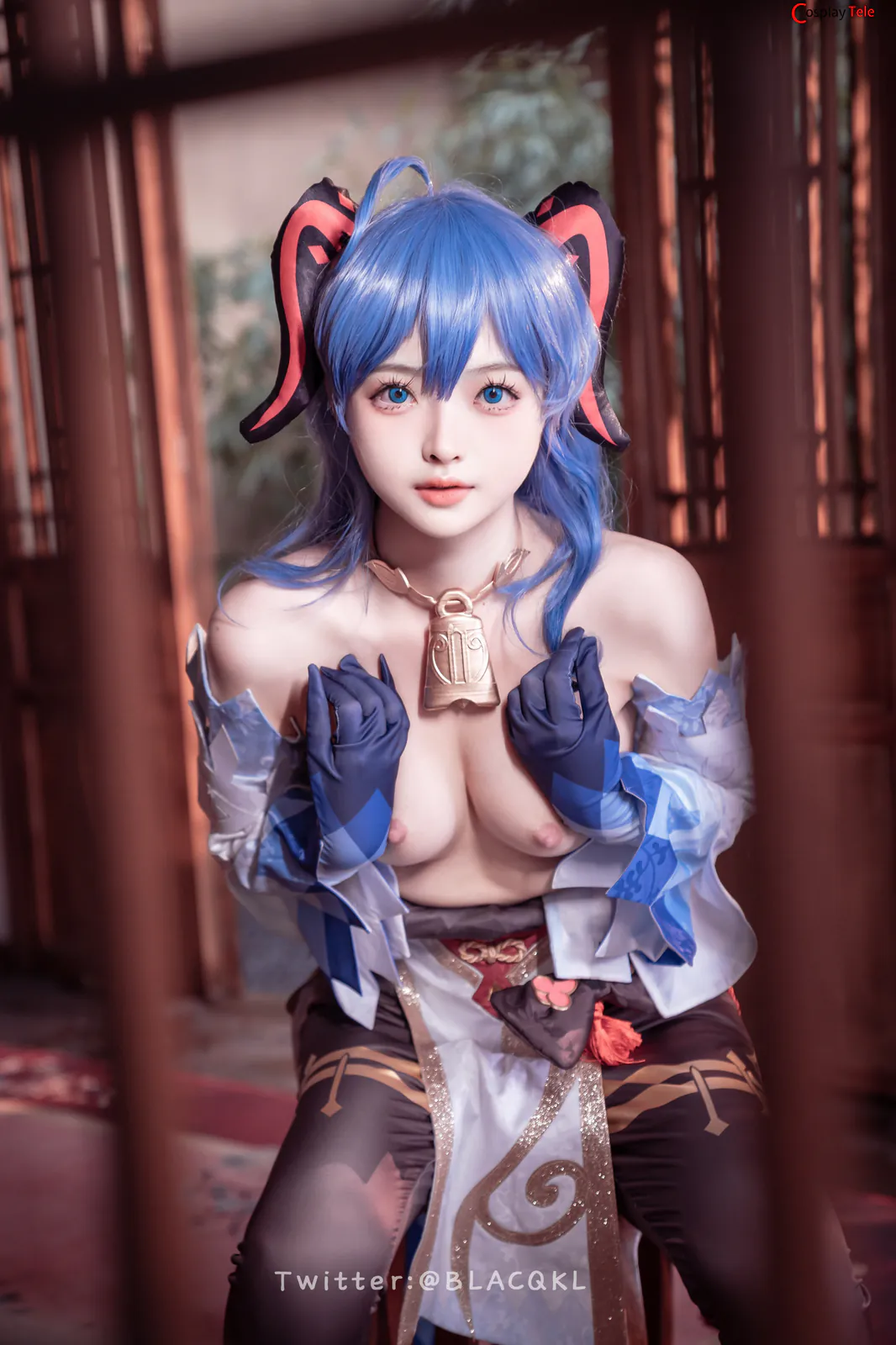 Blacqkl (白莉爱吃巧克力) cosplay Ganyu – Genshin Impact