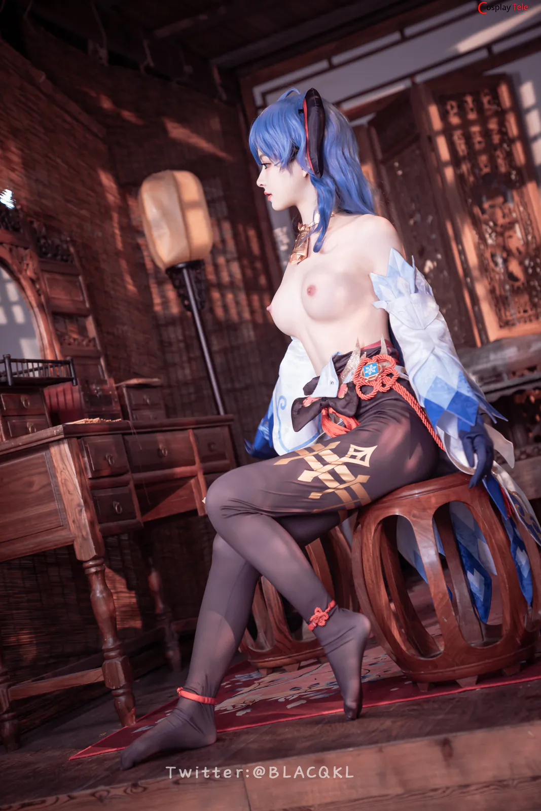 Blacqkl (白莉爱吃巧克力) cosplay Ganyu – Genshin Impact