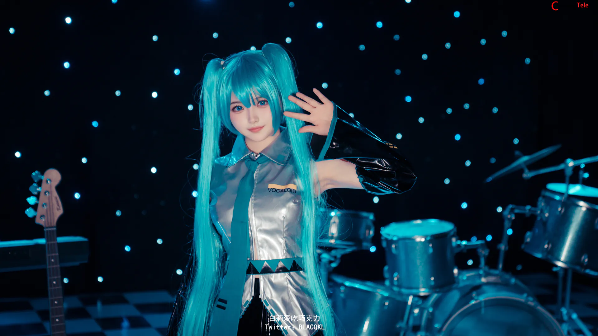 Blacqkl (白莉爱吃巧克力) cosplay Hatsune Miku