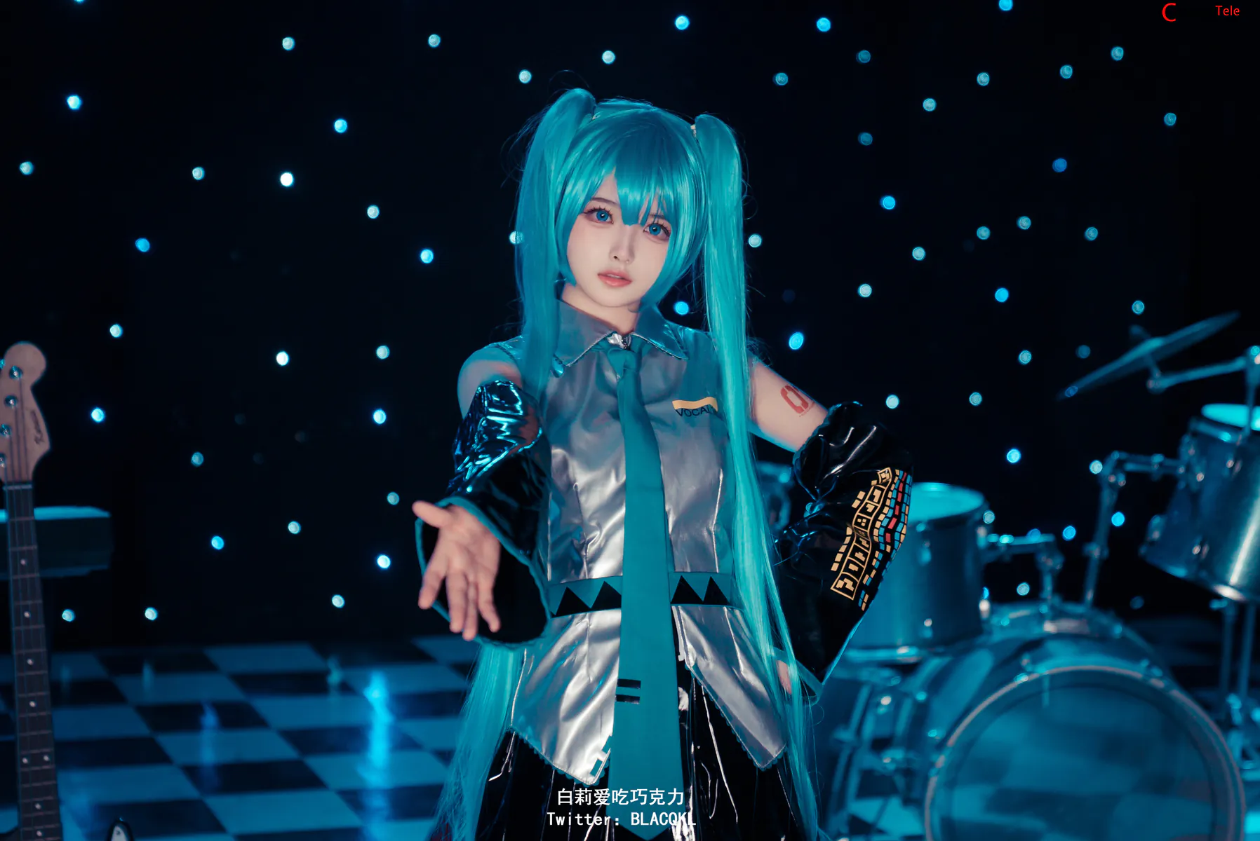 Blacqkl (白莉爱吃巧克力) cosplay Hatsune Miku