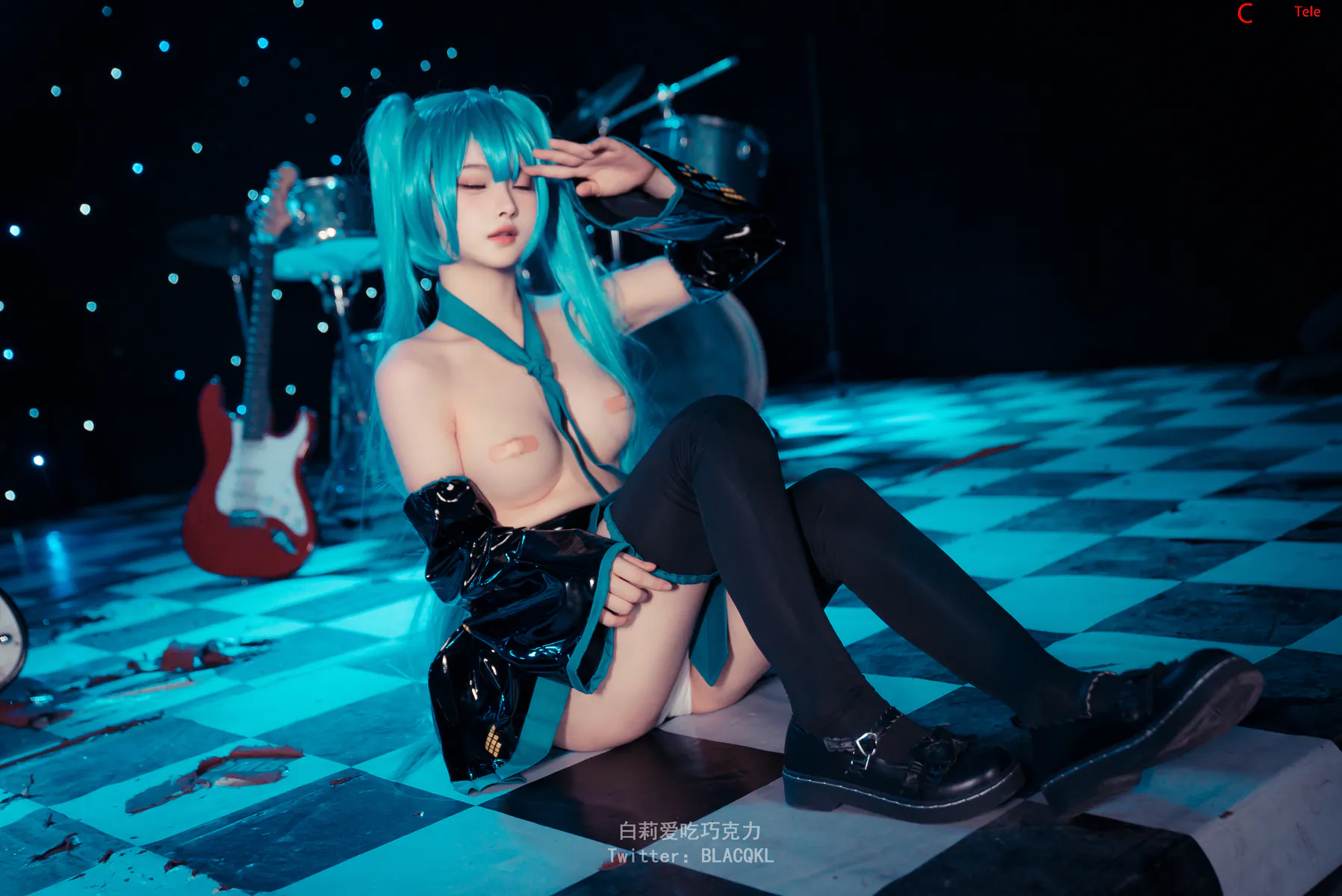 Blacqkl (白莉爱吃巧克力) cosplay Hatsune Miku