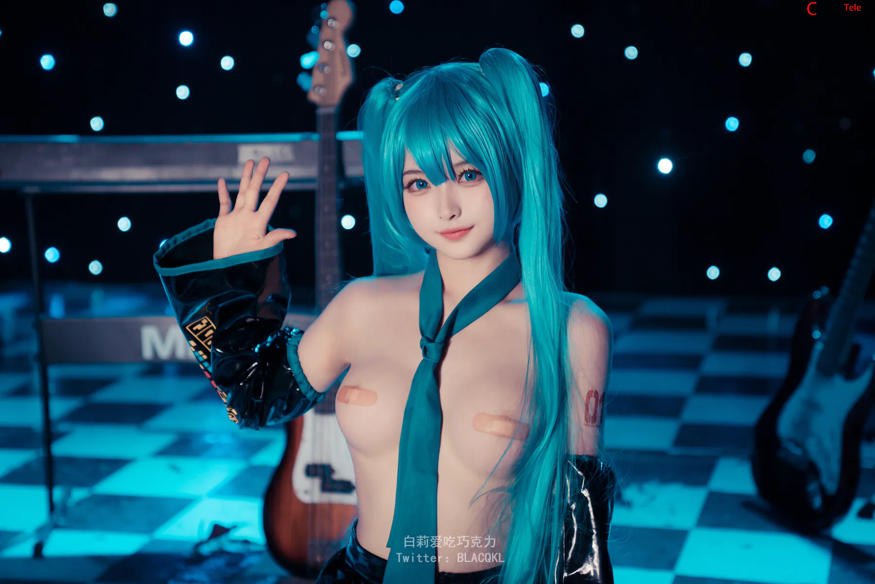 Blacqkl (白莉爱吃巧克力) cosplay Hatsune Miku