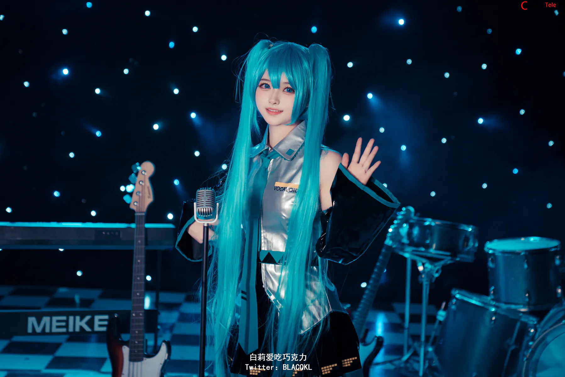 Blacqkl (白莉爱吃巧克力) cosplay Hatsune Miku