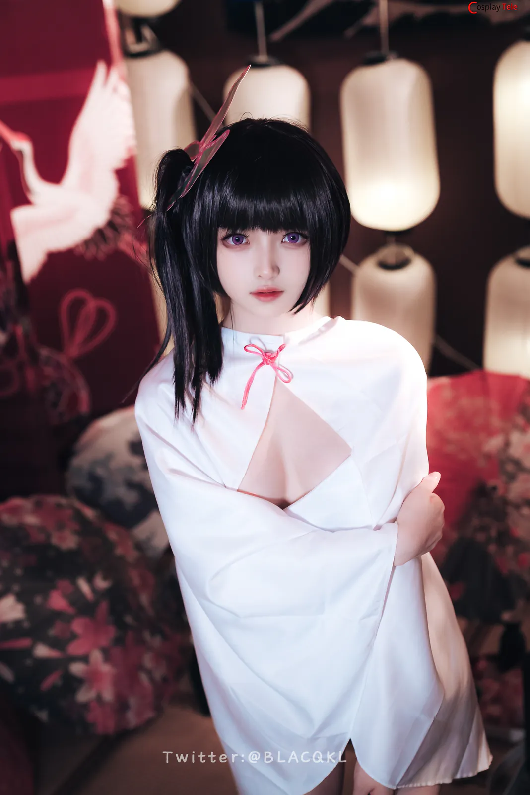 Blacqkl (白莉爱吃巧克力) cosplay Kanao Tsuyuri – Kimetsu no Yaiba