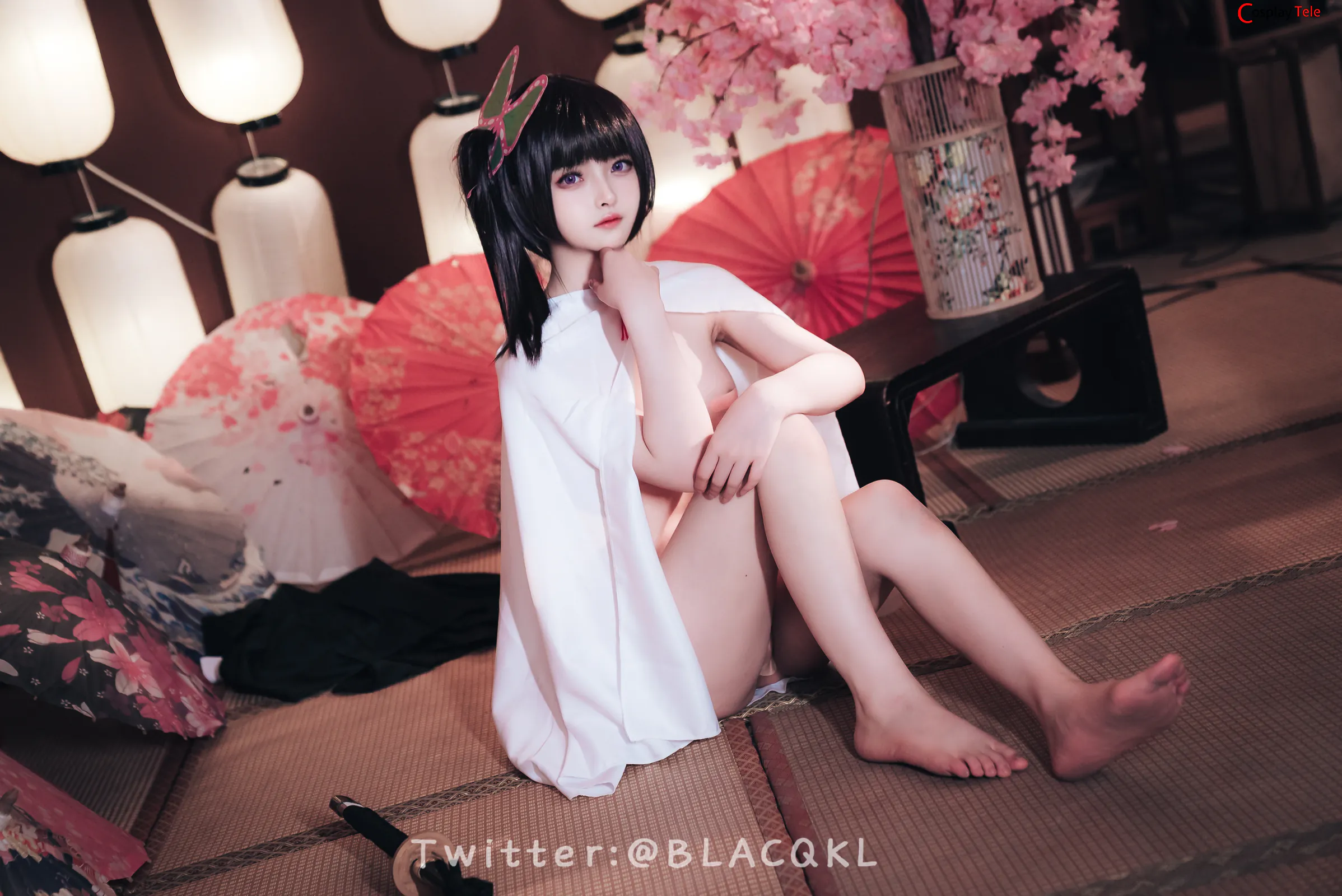 Blacqkl (白莉爱吃巧克力) cosplay Kanao Tsuyuri – Kimetsu no Yaiba