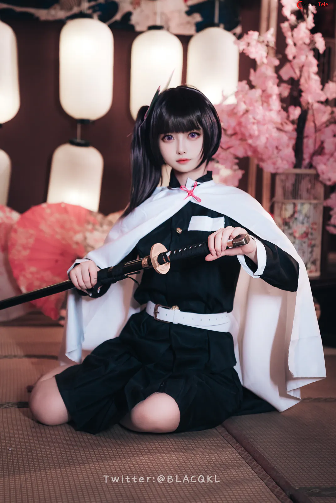 Blacqkl (白莉爱吃巧克力) cosplay Kanao Tsuyuri – Kimetsu no Yaiba