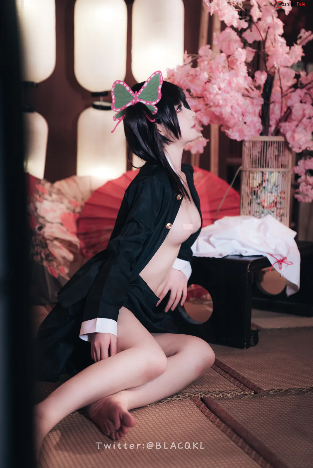 Blacqkl (白莉爱吃巧克力) cosplay Kanao Tsuyuri – Kimetsu no Yaiba