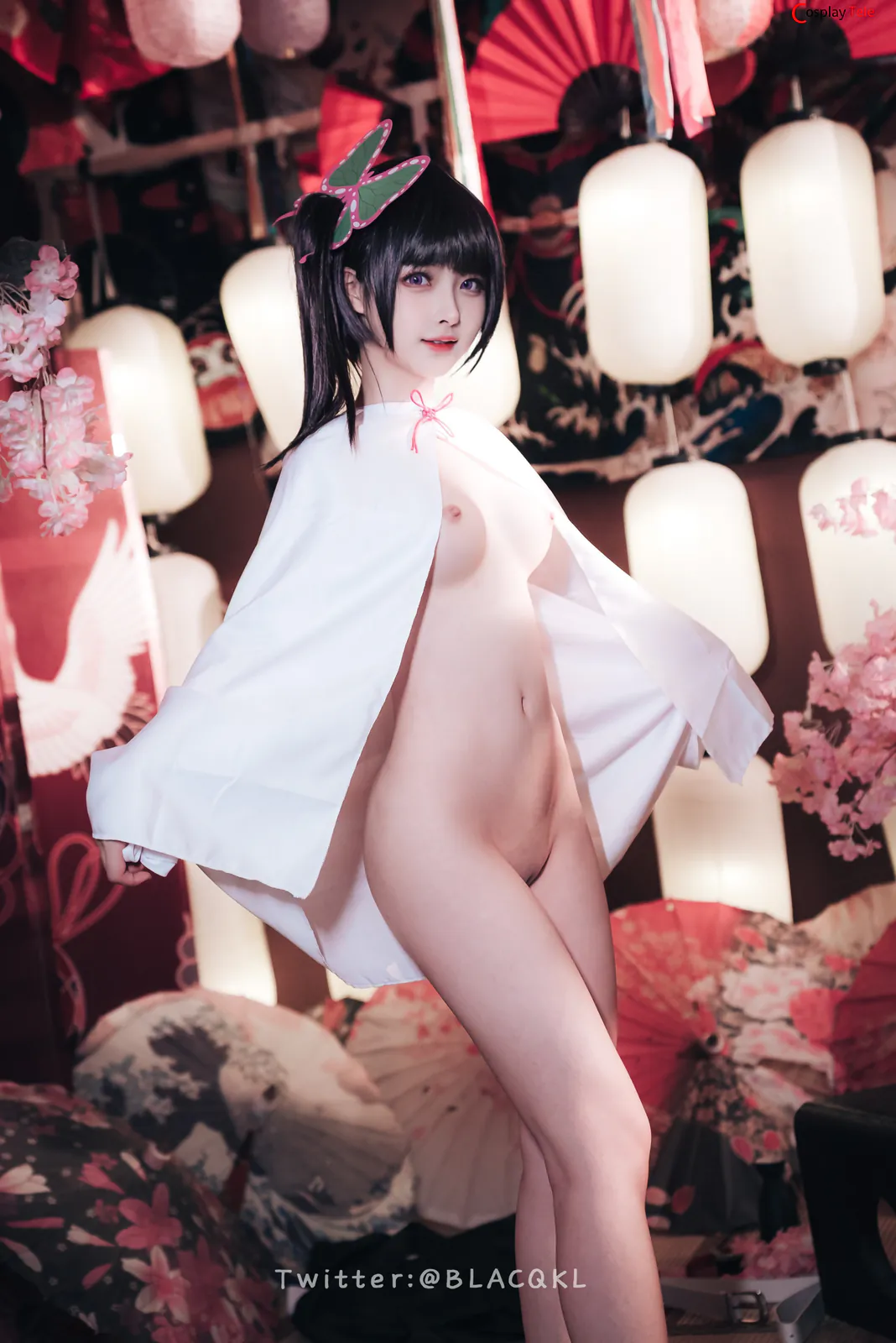 Blacqkl (白莉爱吃巧克力) cosplay Kanao Tsuyuri – Kimetsu no Yaiba