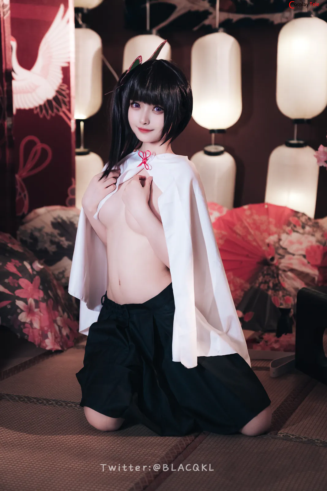 Blacqkl (白莉爱吃巧克力) cosplay Kanao Tsuyuri – Kimetsu no Yaiba