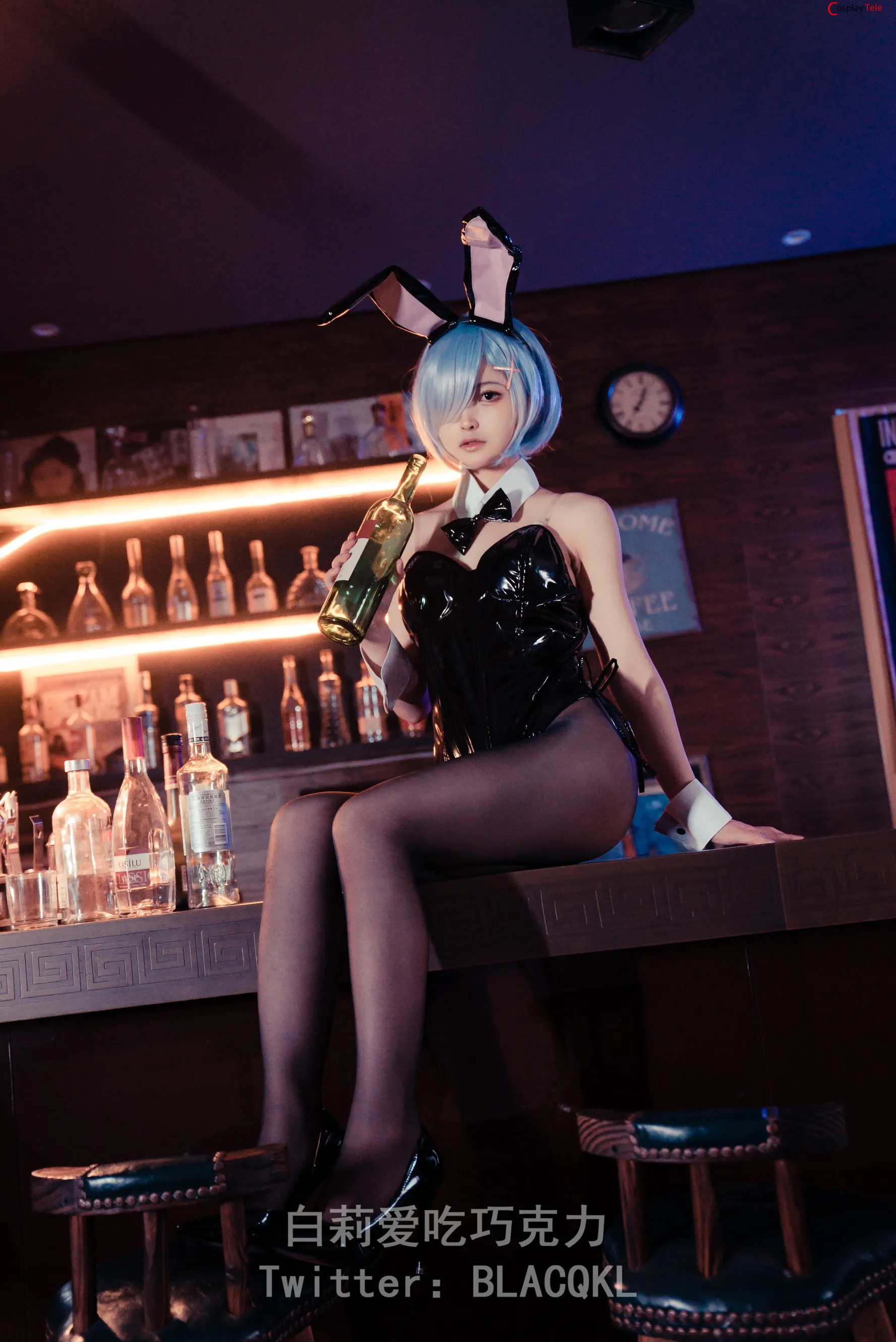 Blacqkl (白莉爱吃巧克力) cosplay Rem – Re_Zero