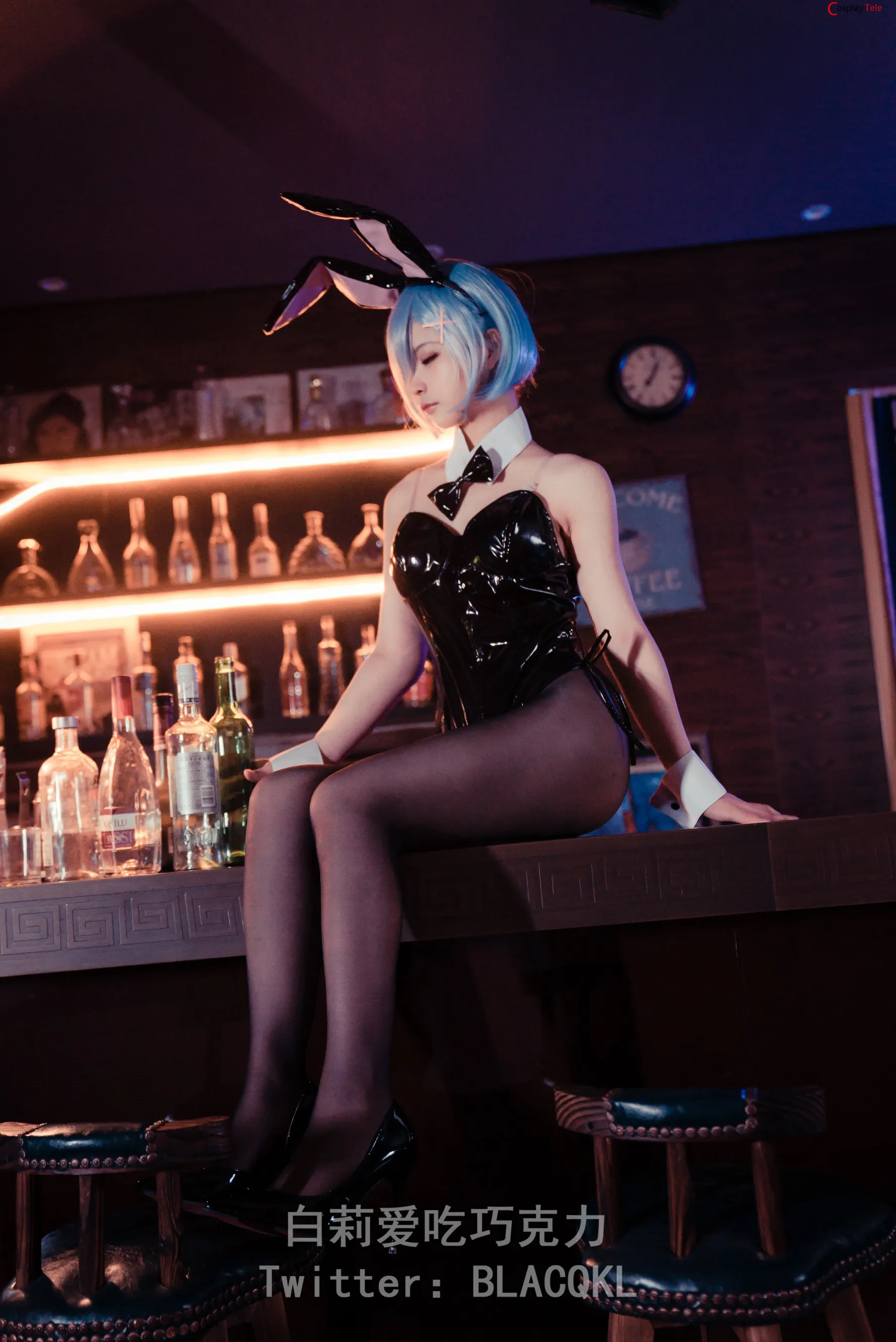 Blacqkl (白莉爱吃巧克力) cosplay Rem – Re_Zero