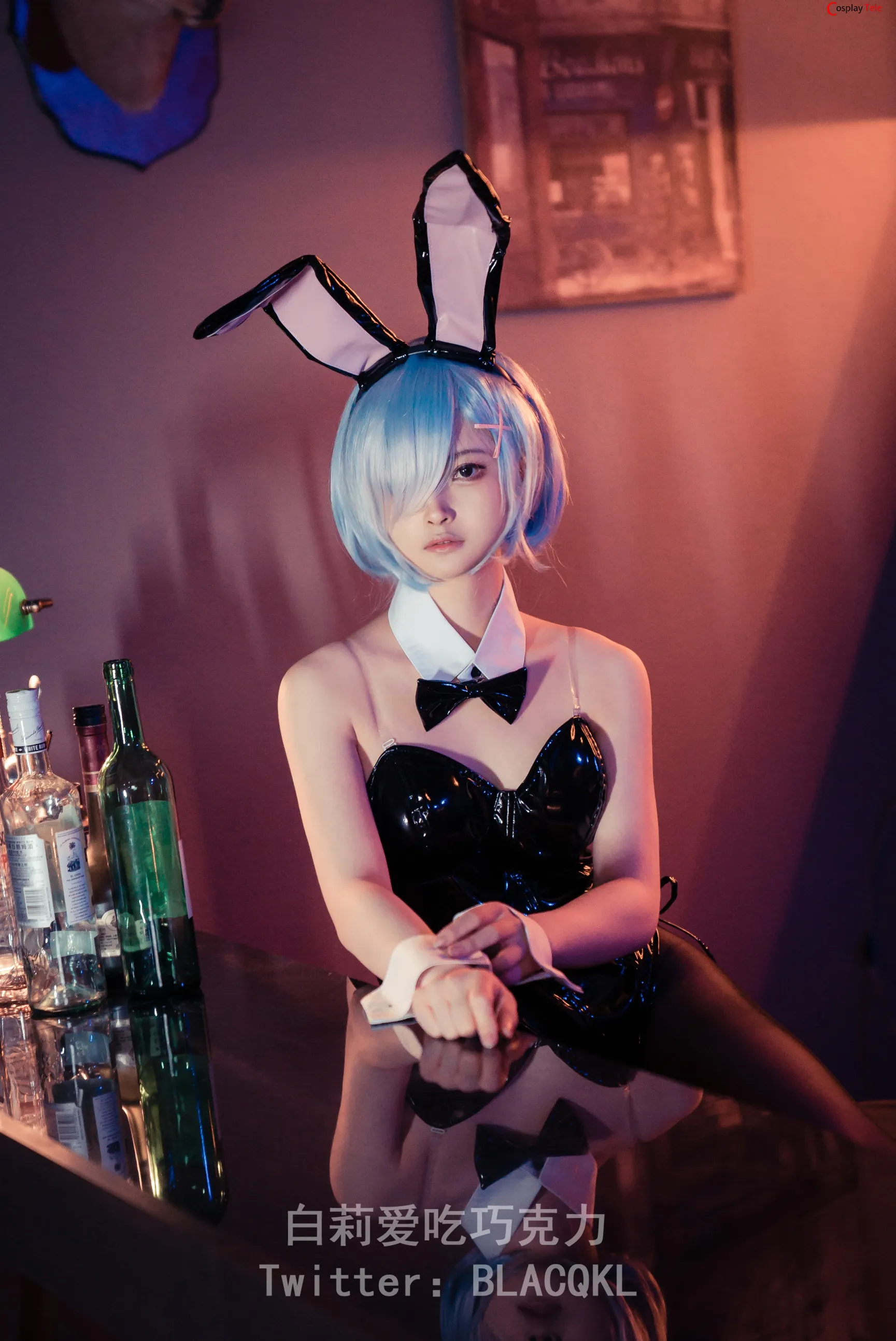 Blacqkl (白莉爱吃巧克力) cosplay Rem – Re_Zero