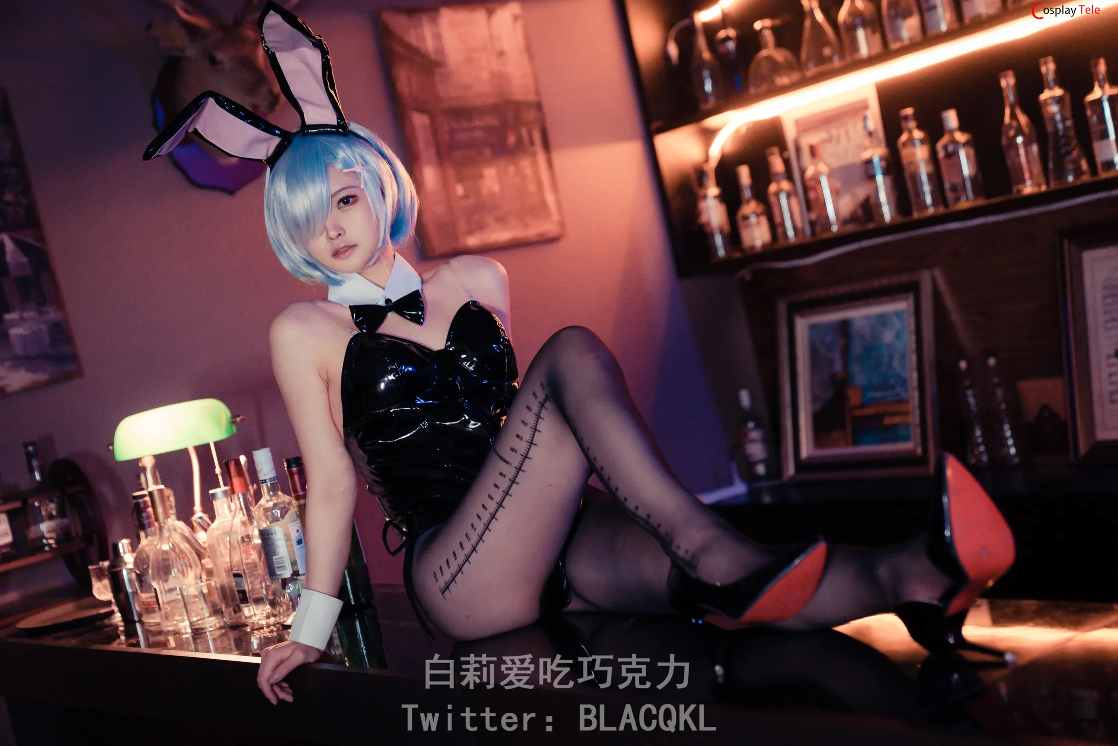 Blacqkl (白莉爱吃巧克力) cosplay Rem – Re_Zero