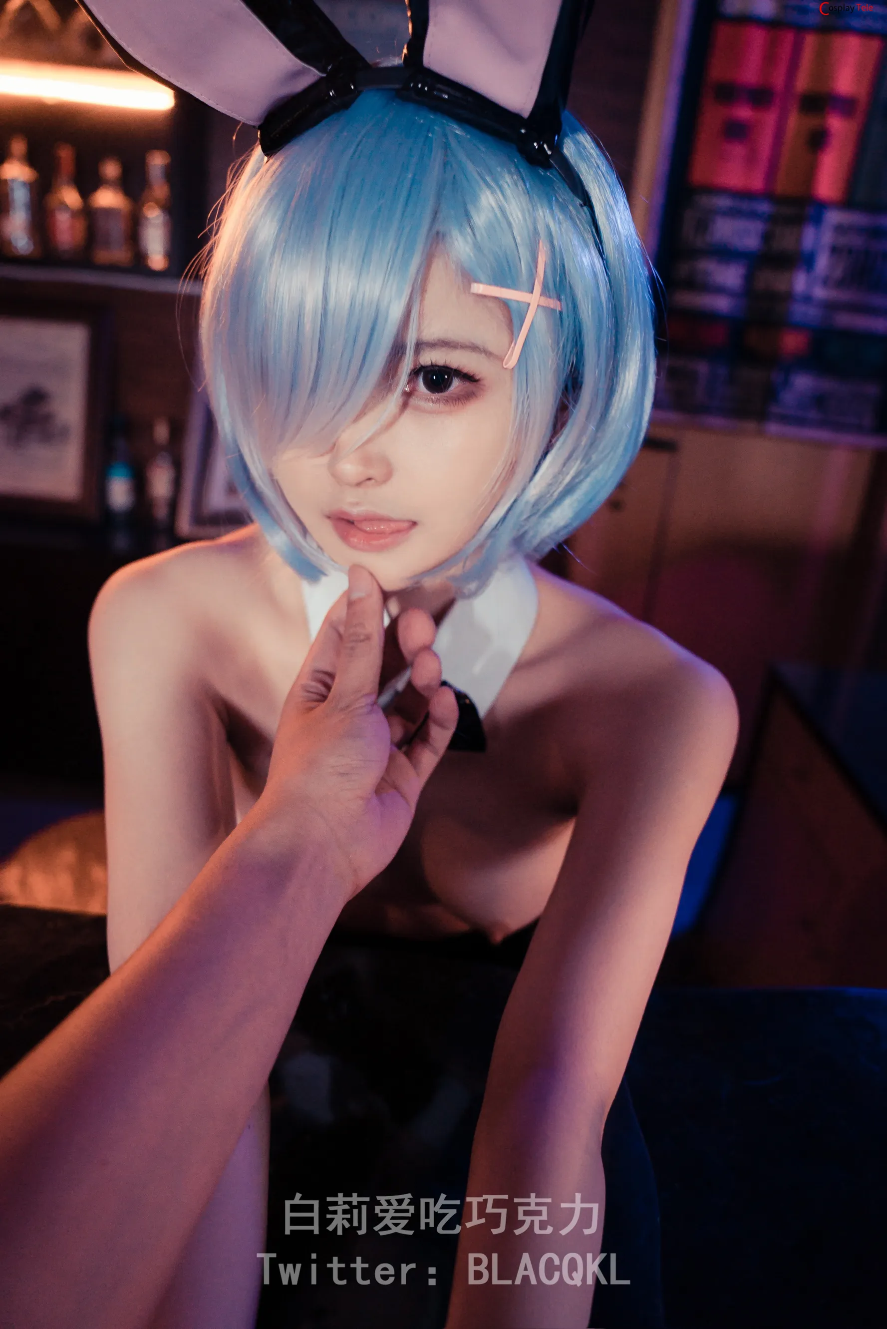 Blacqkl (白莉爱吃巧克力) cosplay Rem – Re_Zero