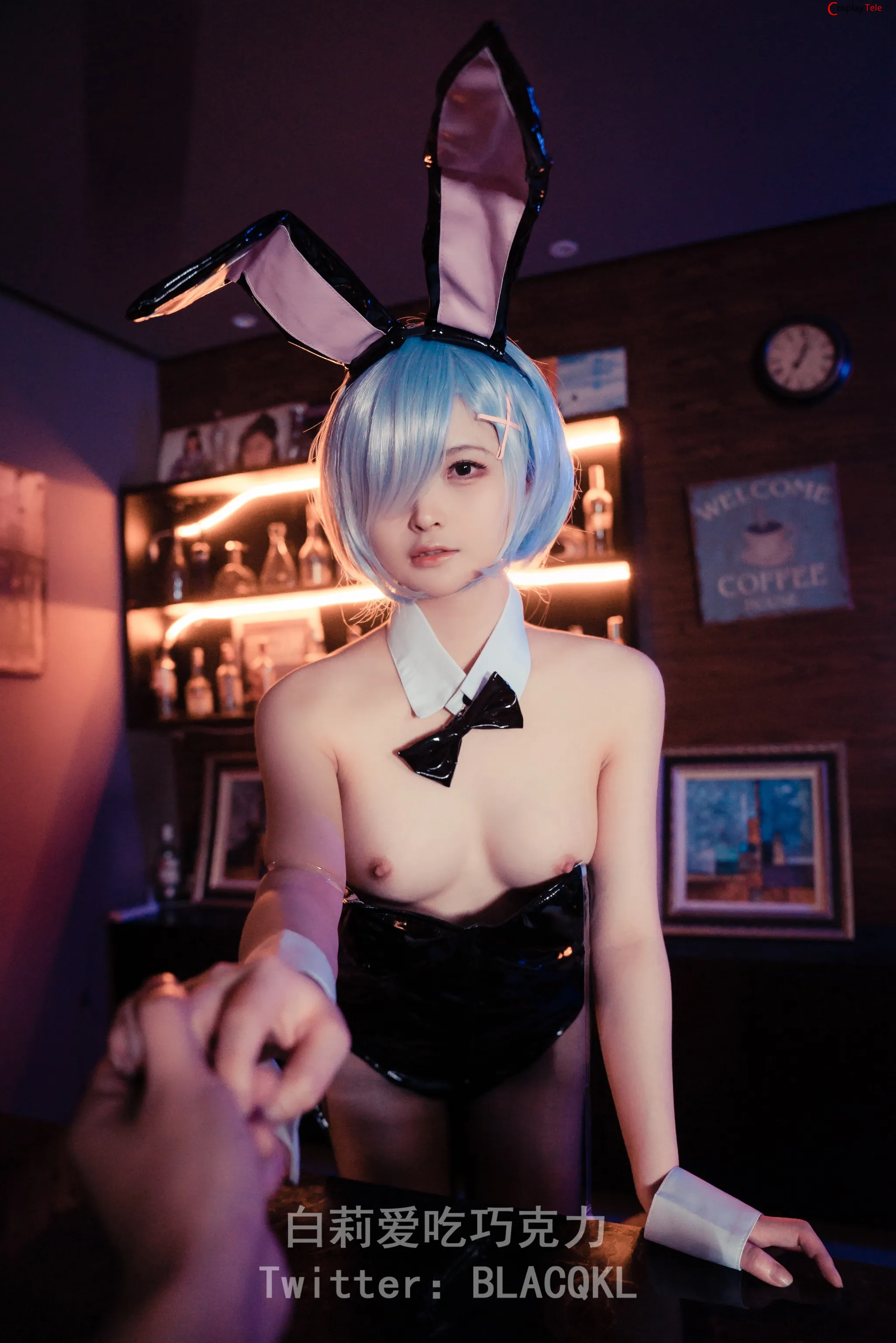 Blacqkl (白莉爱吃巧克力) cosplay Rem – Re_Zero