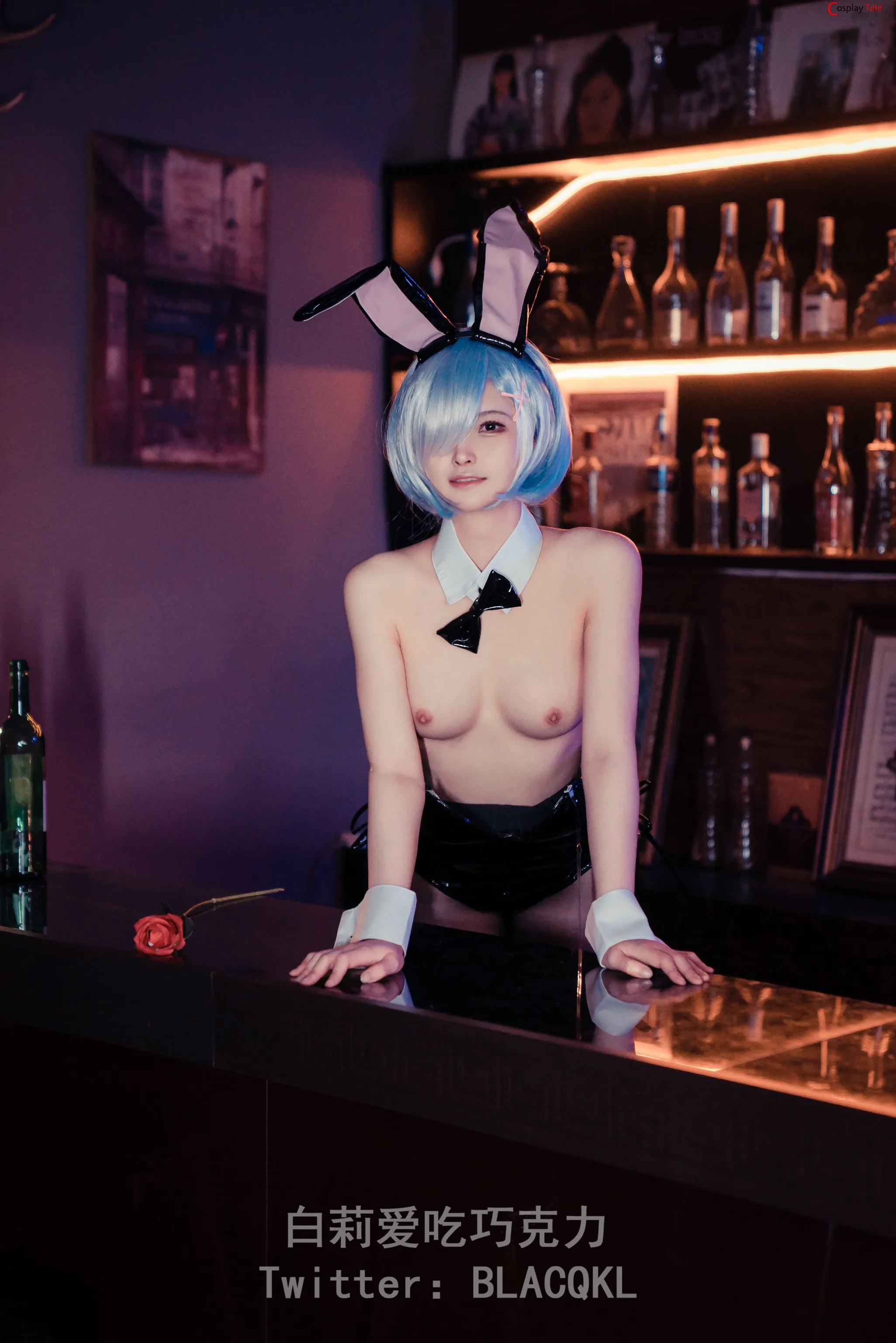 Blacqkl (白莉爱吃巧克力) cosplay Rem – Re_Zero
