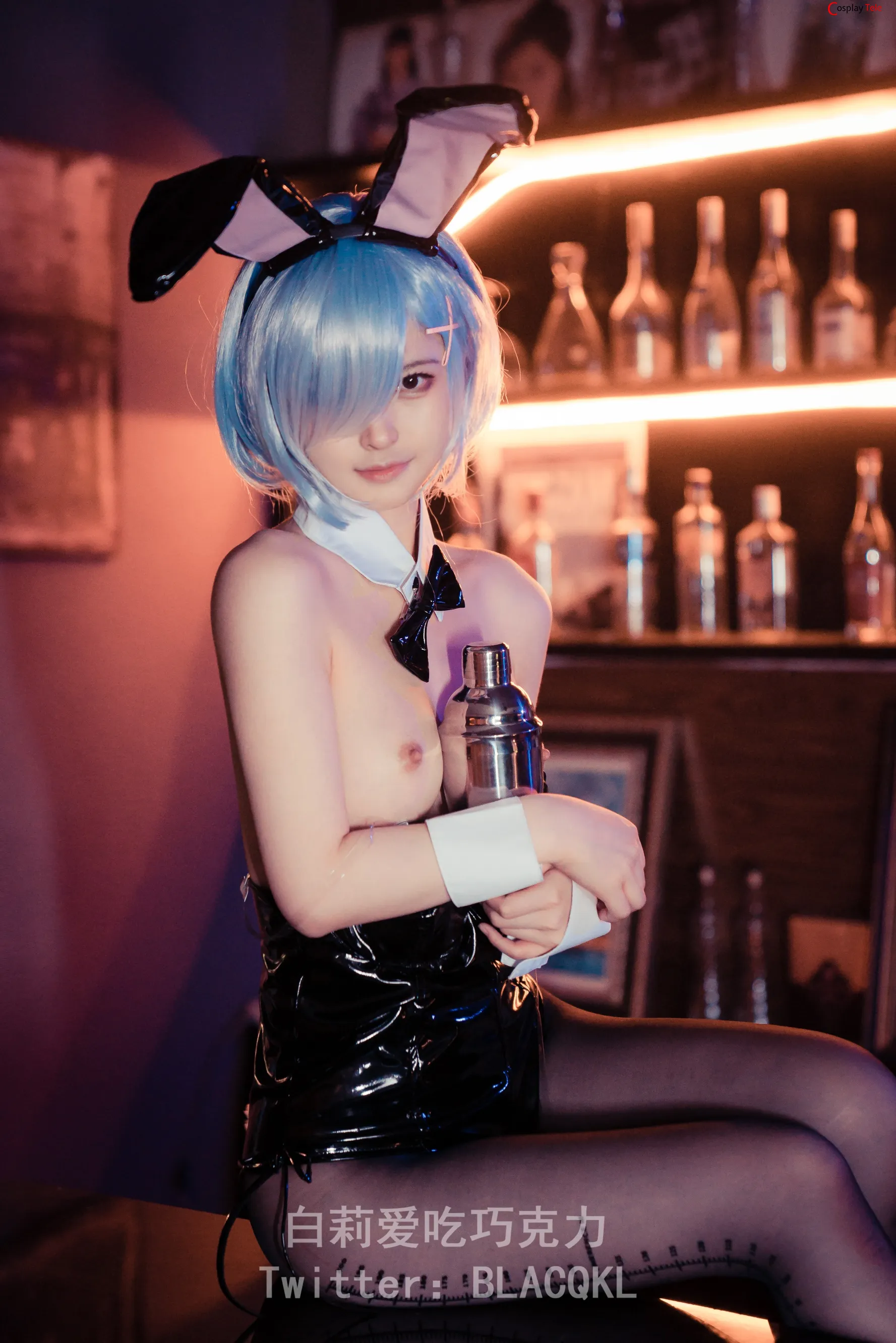 Blacqkl (白莉爱吃巧克力) cosplay Rem – Re_Zero