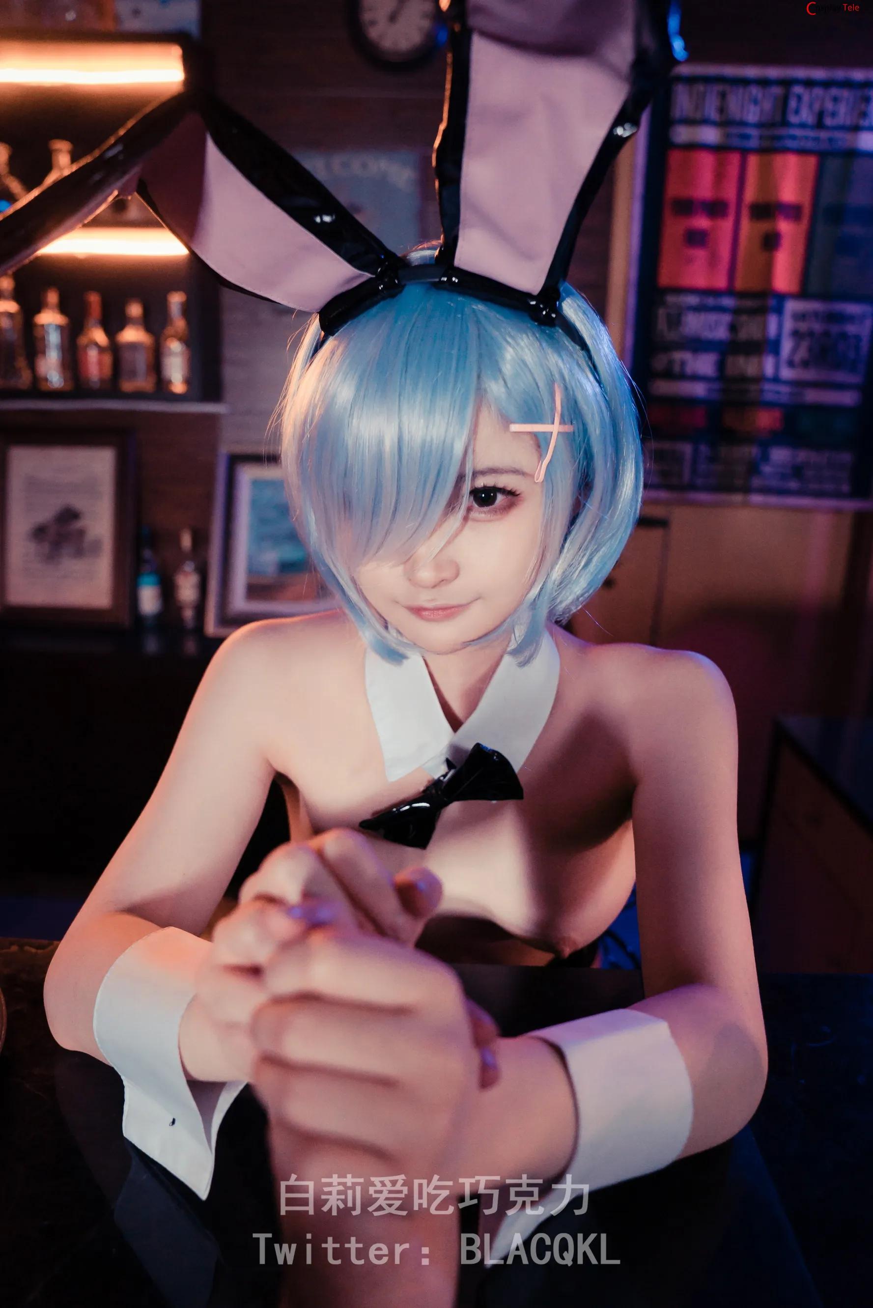 Blacqkl (白莉爱吃巧克力) cosplay Rem – Re_Zero