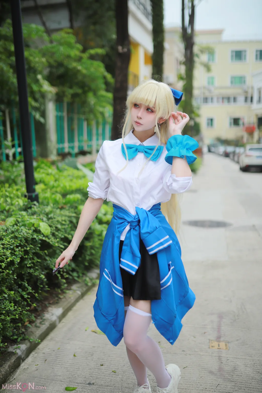 Coser@上杉绘梨落_ 蔚蓝档案 飞鸟马时 校服