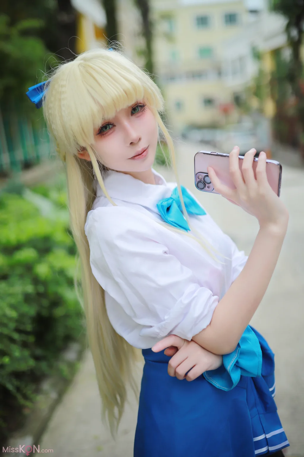 Coser@上杉绘梨落_ 蔚蓝档案 飞鸟马时 校服