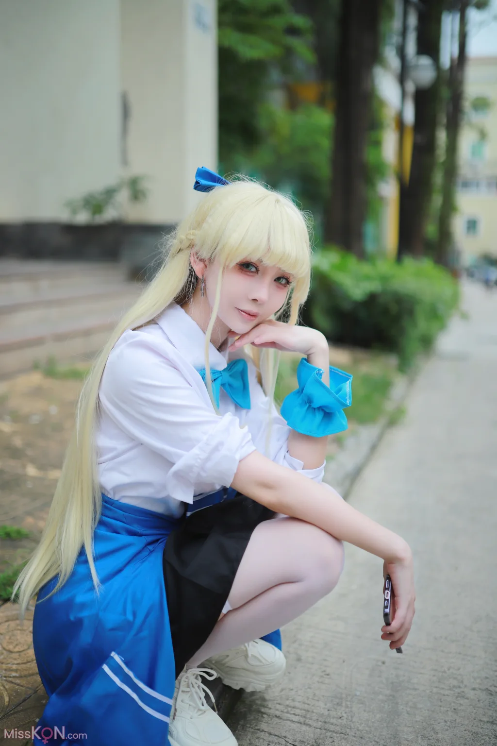 Coser@上杉绘梨落_ 蔚蓝档案 飞鸟马时 校服