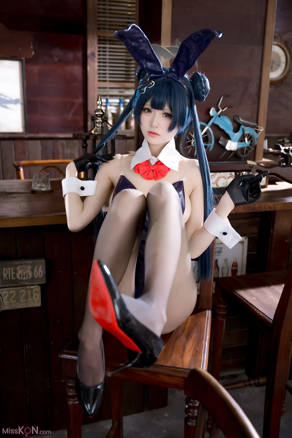 Coser@九柒喵_ 蔚蓝档案 龙华妃咲 兔女郎