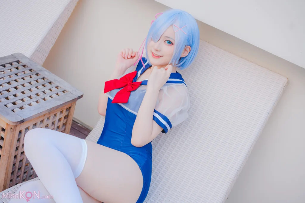 Coser@幼愛Youmeko_ 蕾姆泳装