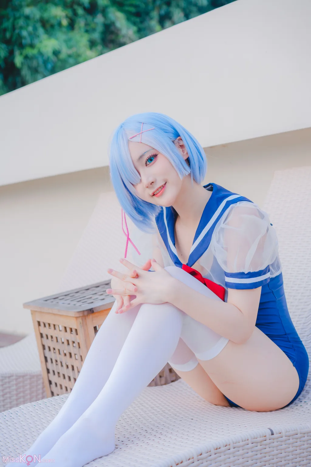 Coser@幼愛Youmeko_ 蕾姆泳装
