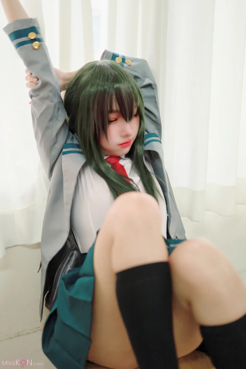 Coser@慕慕Momo_ 蛙吹梅雨 學生服 Asui Tsuyu