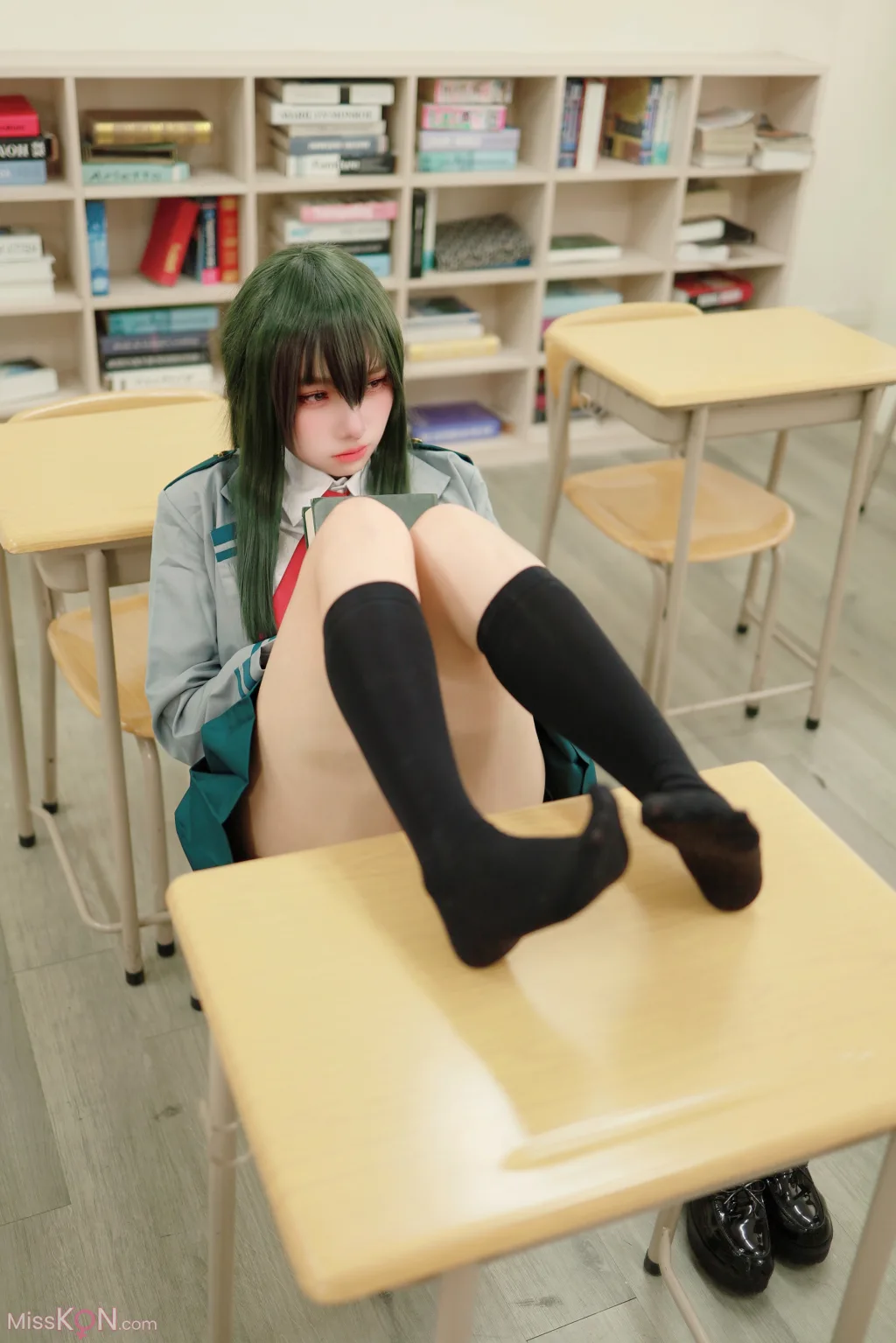 Coser@慕慕Momo_ 蛙吹梅雨 學生服 Asui Tsuyu