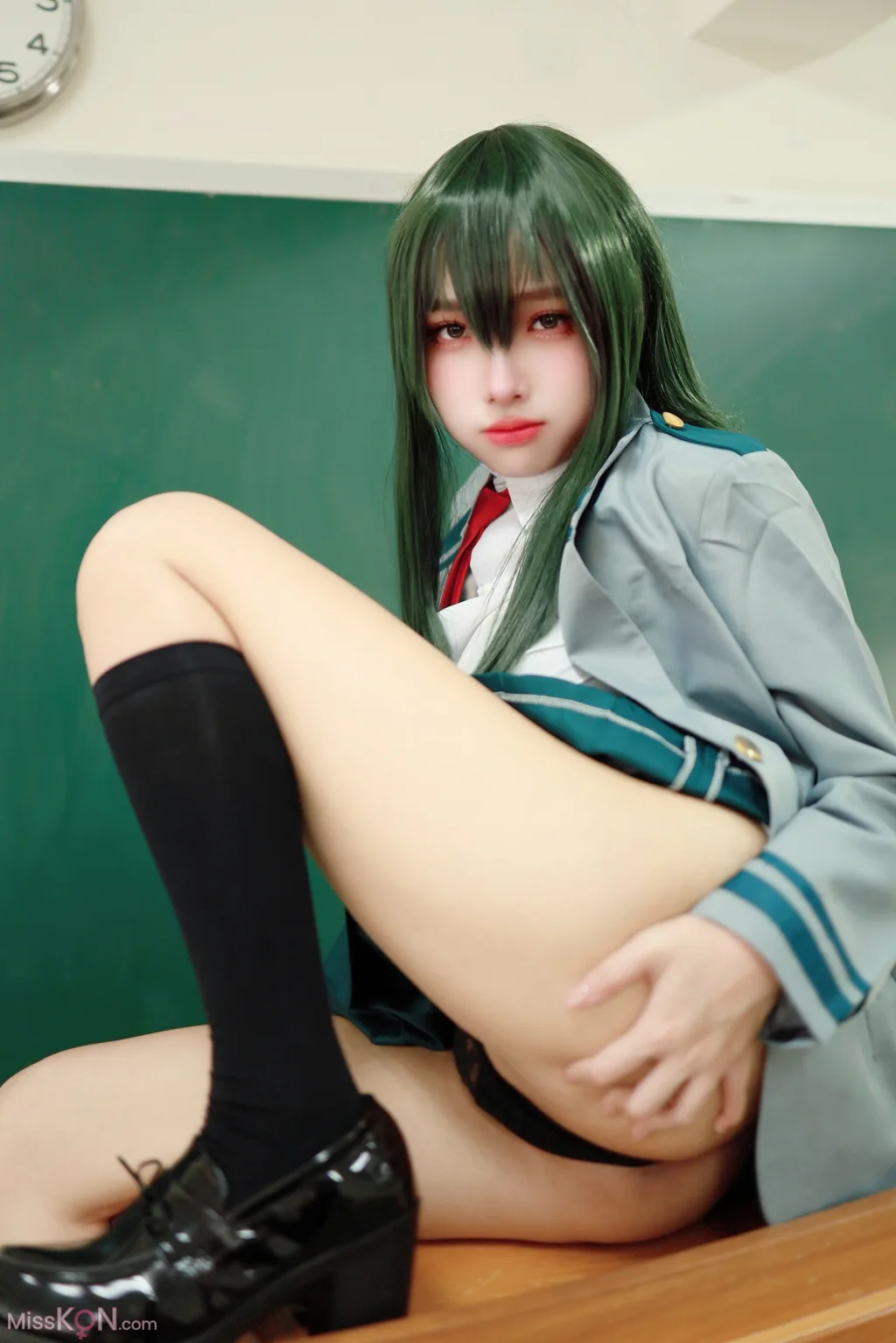 Coser@慕慕Momo_ 蛙吹梅雨 學生服 Asui Tsuyu