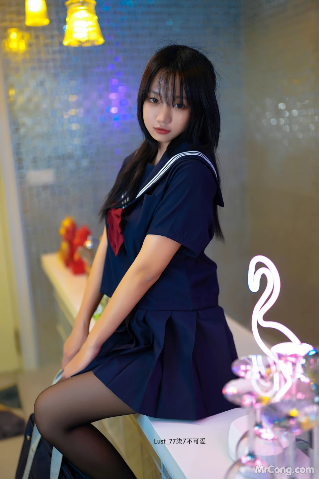Coser@柒柒要乖哦_ 反差JK少女