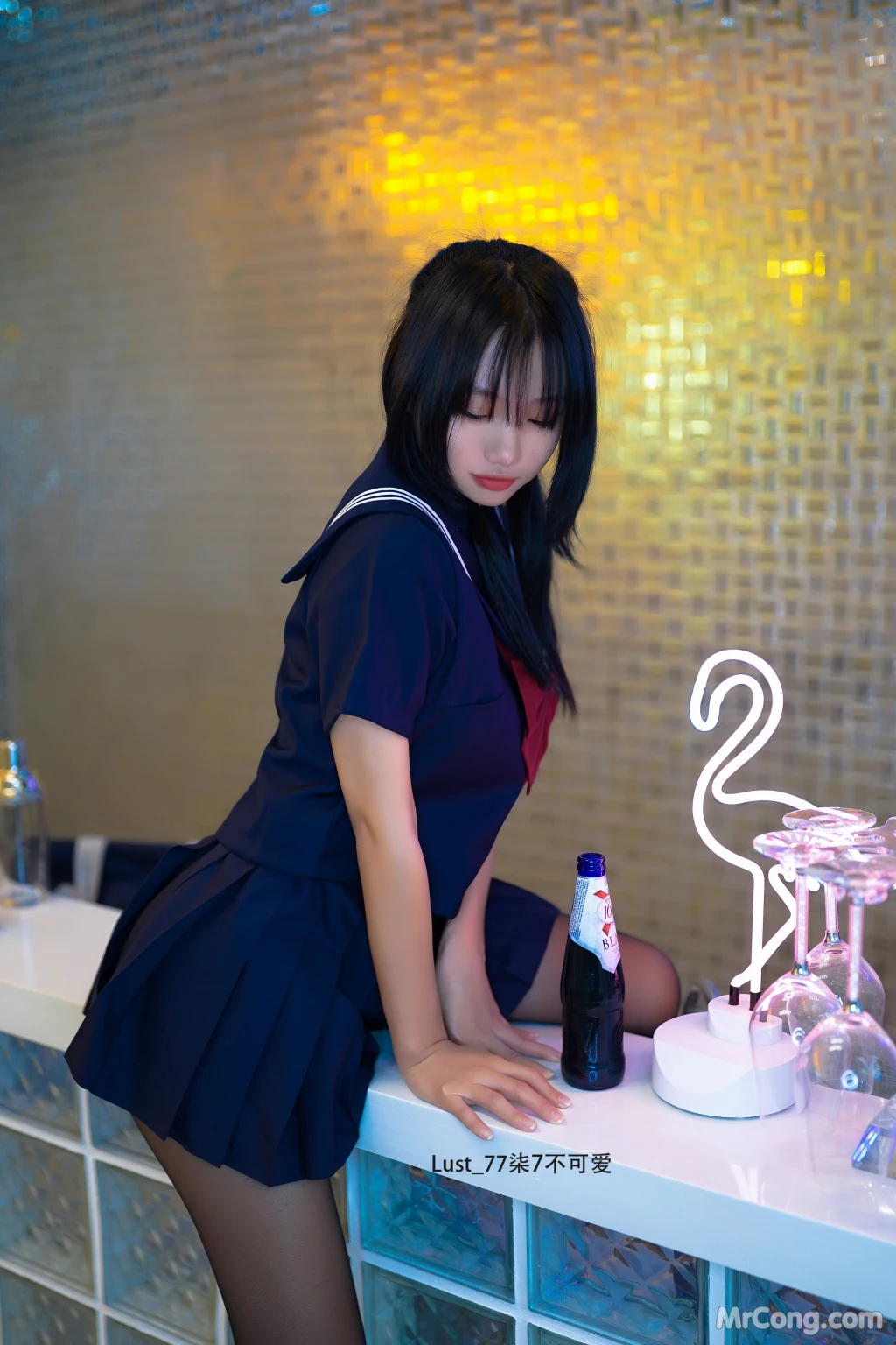 Coser@柒柒要乖哦_ 反差JK少女