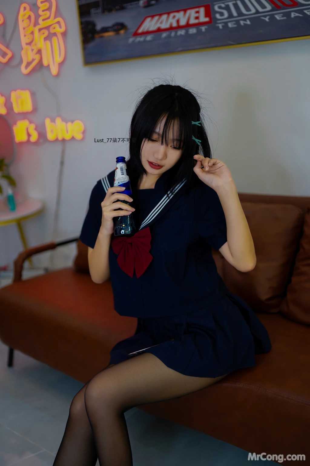 Coser@柒柒要乖哦_ 反差JK少女