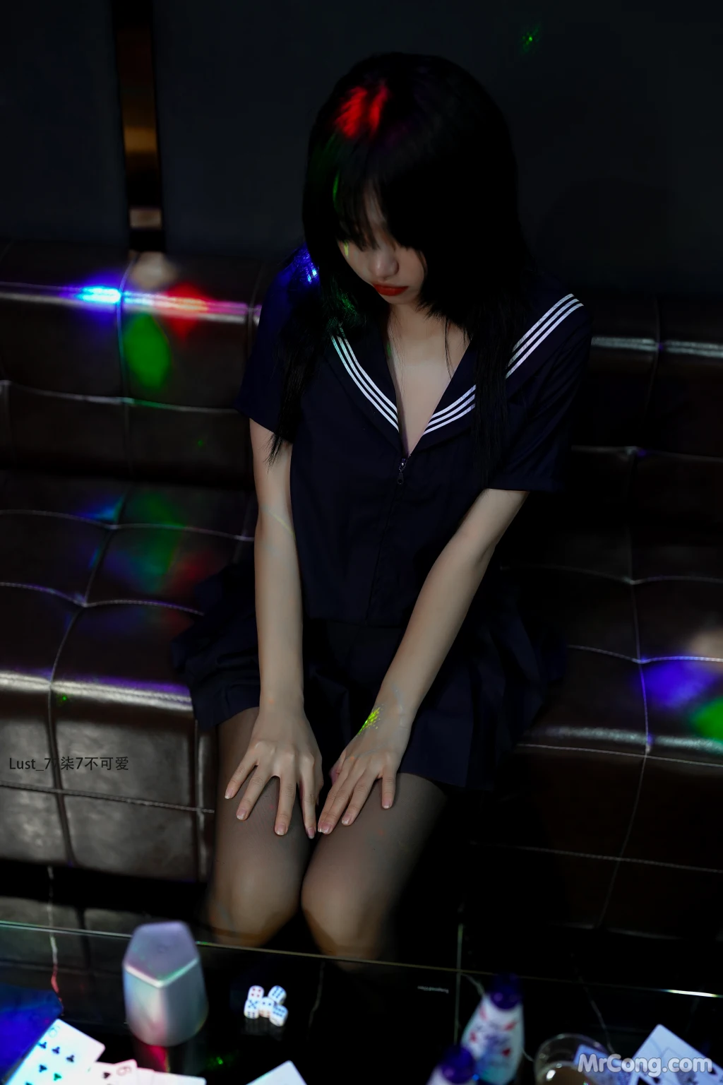 Coser@柒柒要乖哦_ 反差JK少女