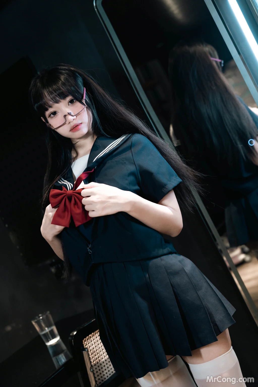 Coser@柒柒要乖哦_ 白丝死库水