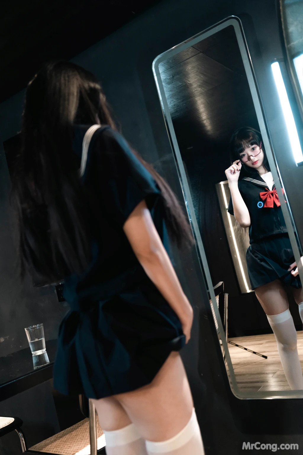 Coser@柒柒要乖哦_ 白丝死库水