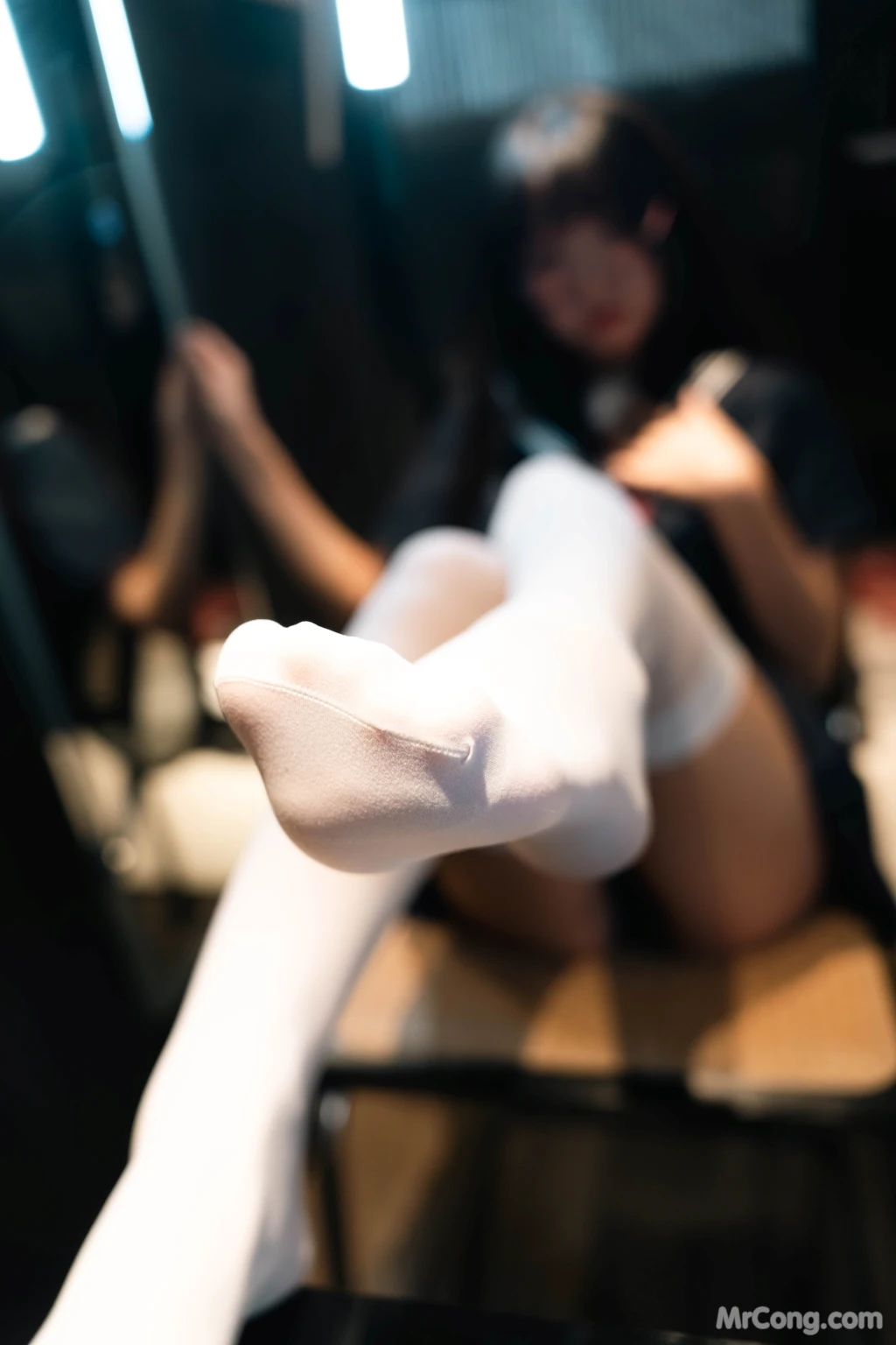 Coser@柒柒要乖哦_ 白丝死库水