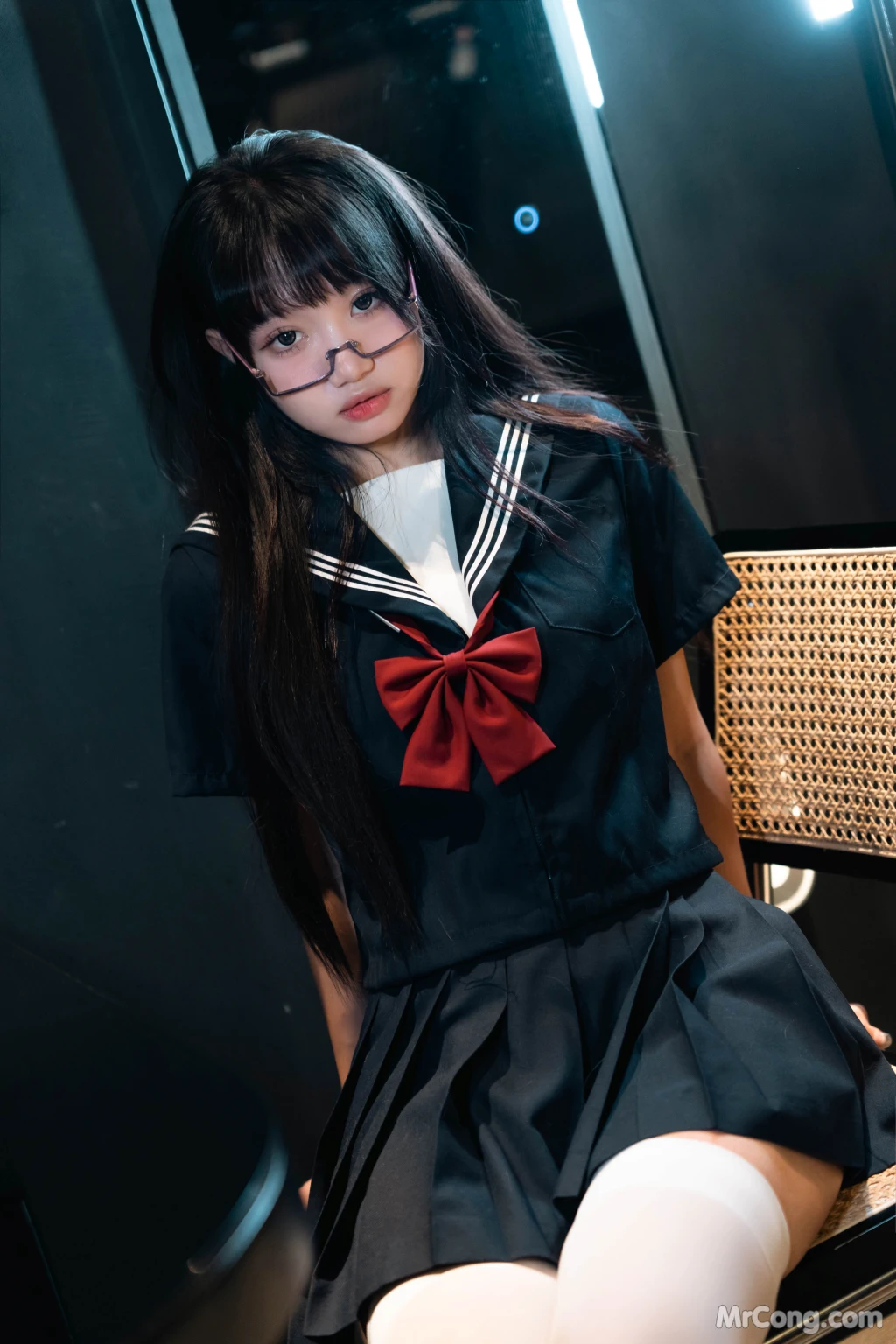 Coser@柒柒要乖哦_ 白丝死库水