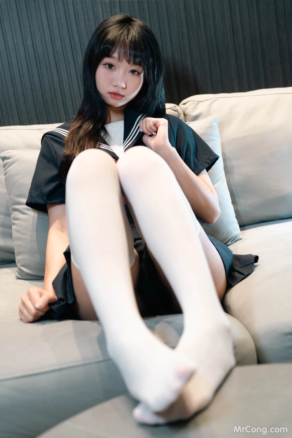 Coser@柒柒要乖哦_ 白丝死库水