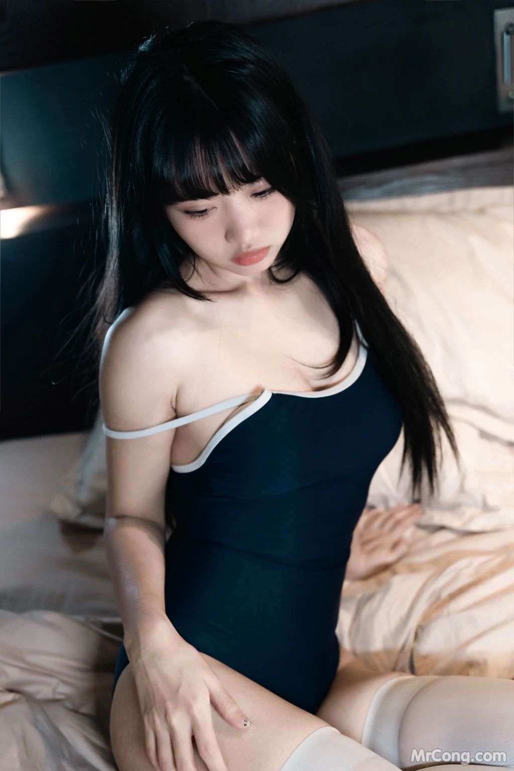 Coser@柒柒要乖哦_ 白丝死库水