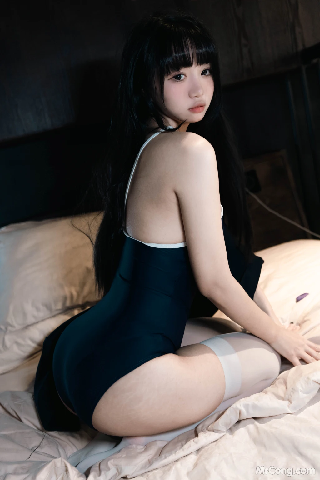 Coser@柒柒要乖哦_ 白丝死库水
