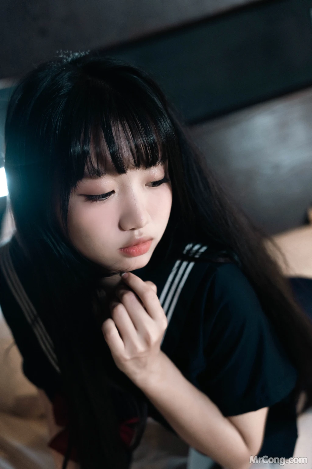 Coser@柒柒要乖哦_ 白丝死库水